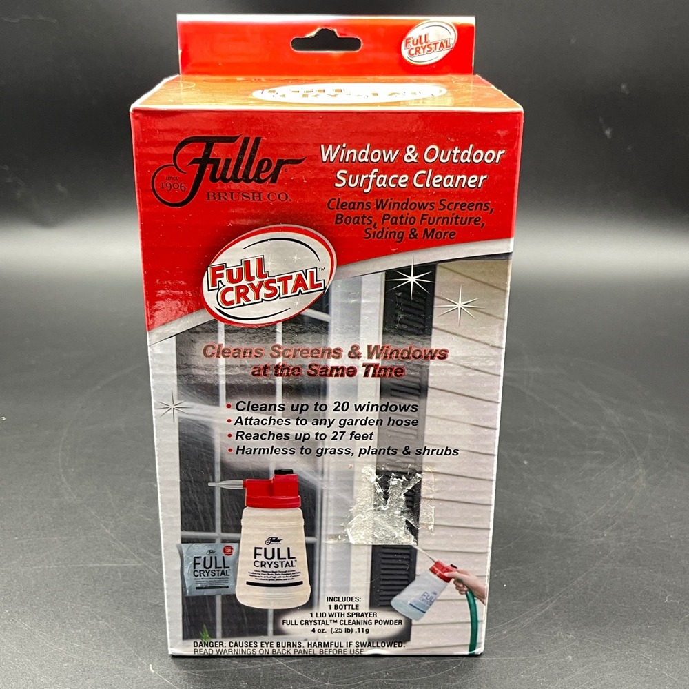 Fuller Brush Co Full Crystal Window & Outdoor Surface Cleaner FBFC-6 NIB Sealed